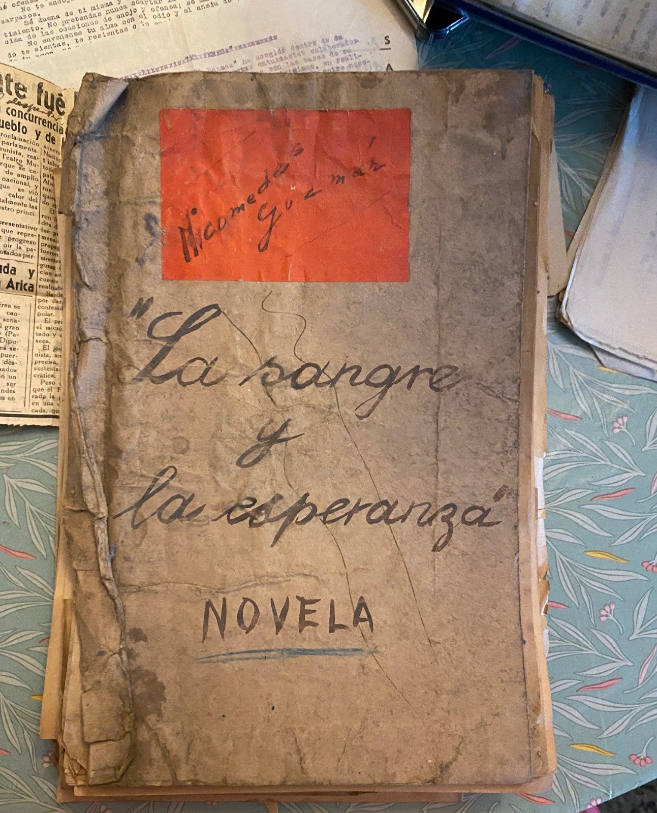 manuscrito la sangre y la esperanza