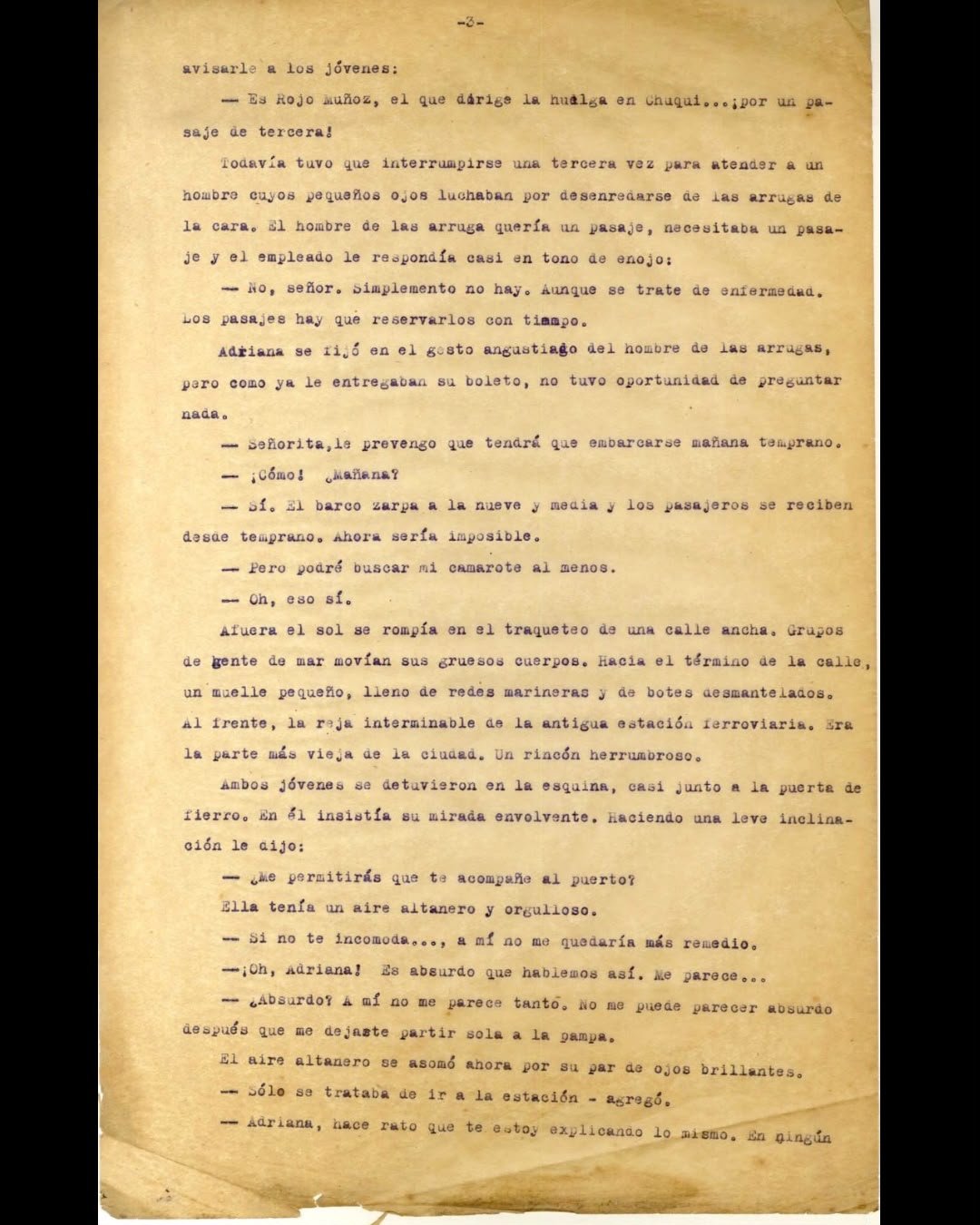 novela Puerto de Embarque de Mario Bahamonde